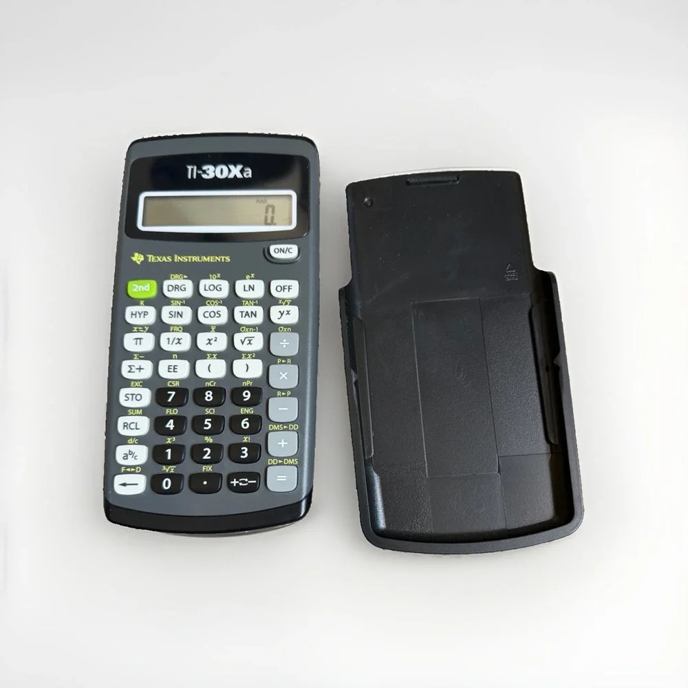 Texas Instruments TI-30Xa Scientific Calculator Tested Working w/ Cover